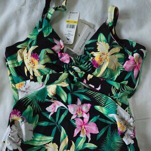 NWT Tommy Bahama Tankini Top Sz M